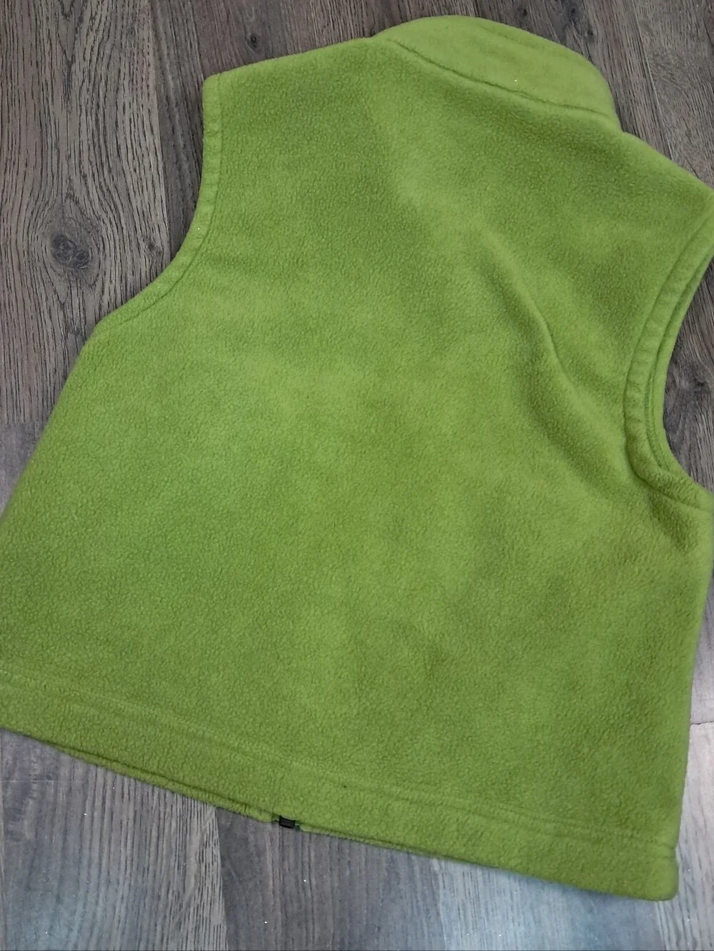 Columbia Vest Youth 4-5 Green Full Zip Fleece Vest